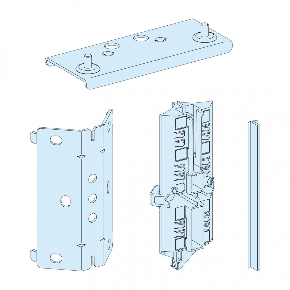 Schneider Electric PrismaSeT Prisma G toebehoren kit ip30