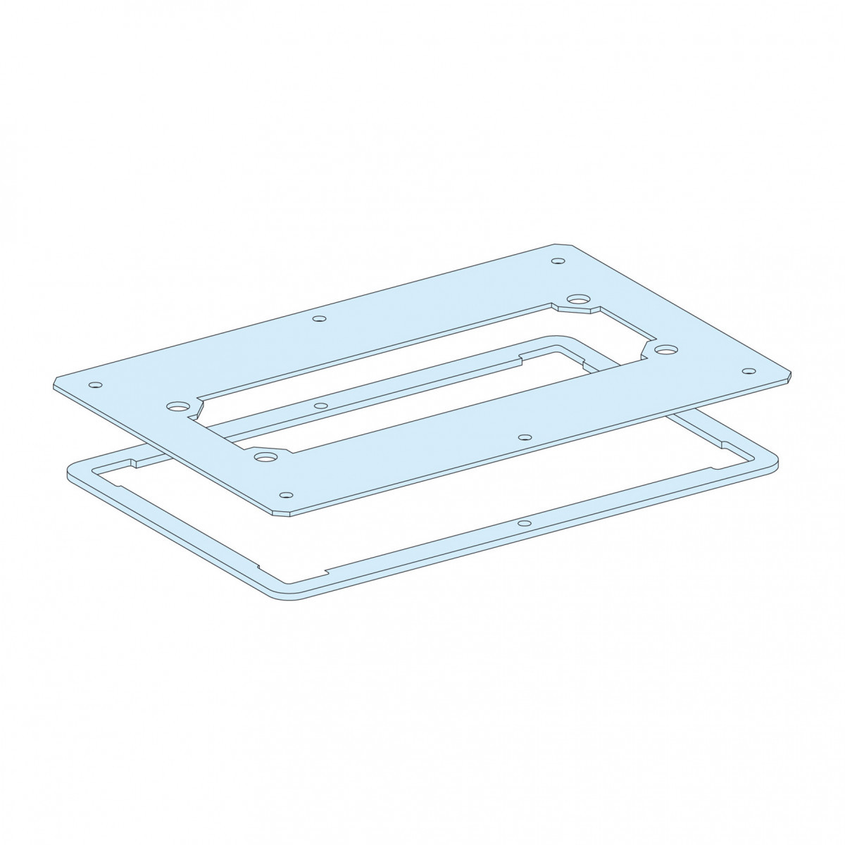 Schneider Electric PrismaSeT Prisma G uitg. metalen wartelplaat ip55