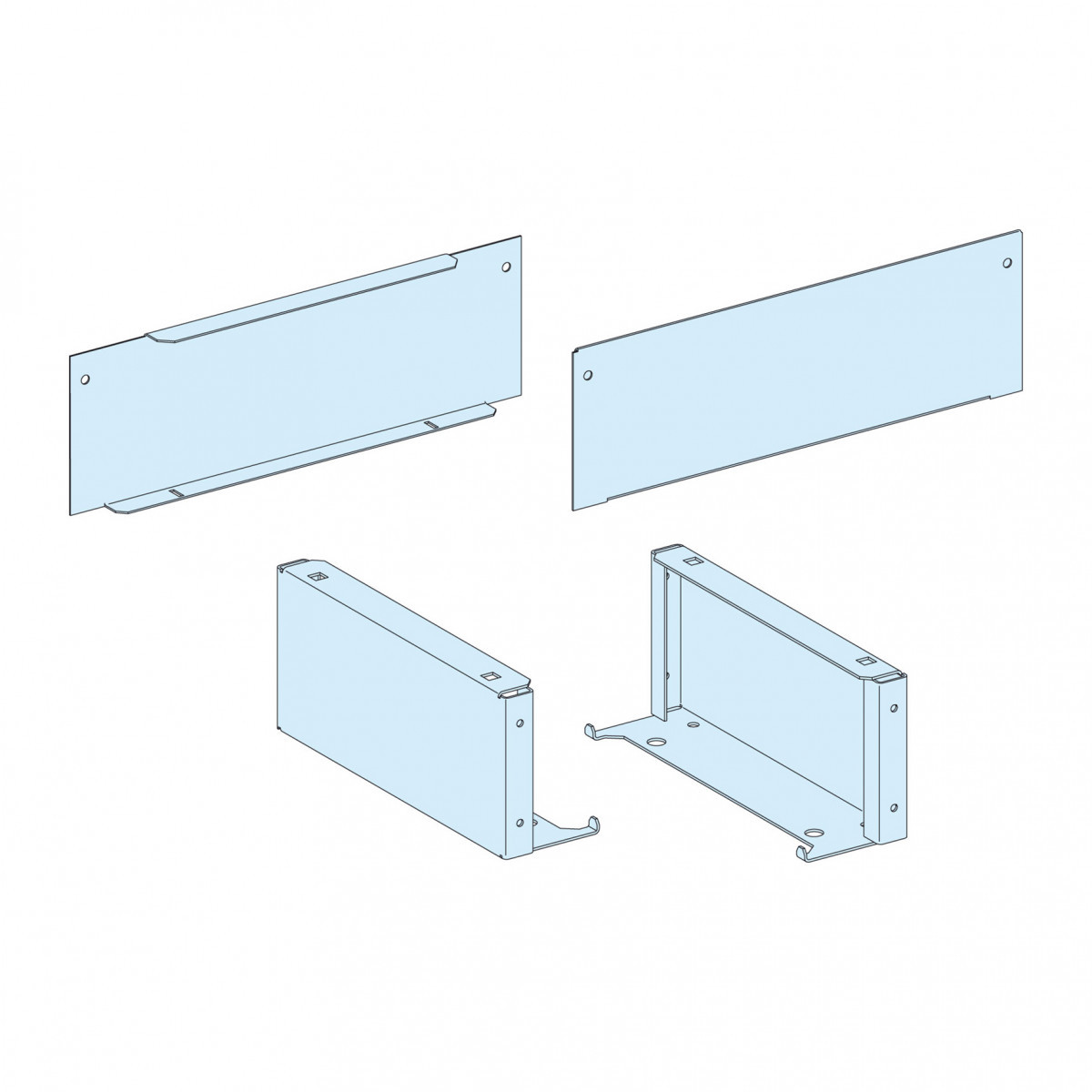 Schneider Electric PrismaSeT Prisma G verh. sokkel kast W685 H100MM