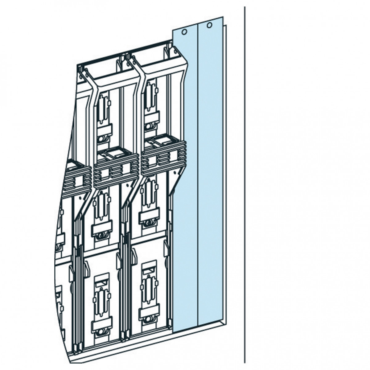 Schneider Electric PrismaSeT Prisma P blinde plaat isfl 160