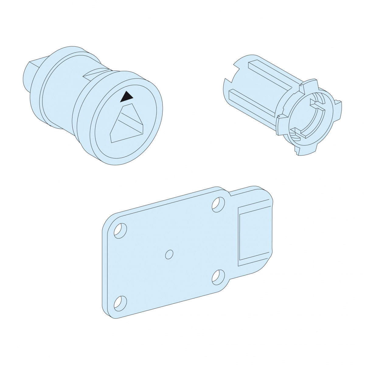 Schneider Electric PrismaSeT Prisma P&G sluiting reserve onderdelen
