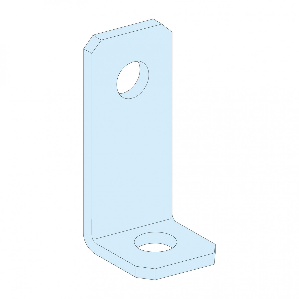 Schneider Electric PrismaSeT Prisma P hoekbeugel + schroef (1 ST=4)