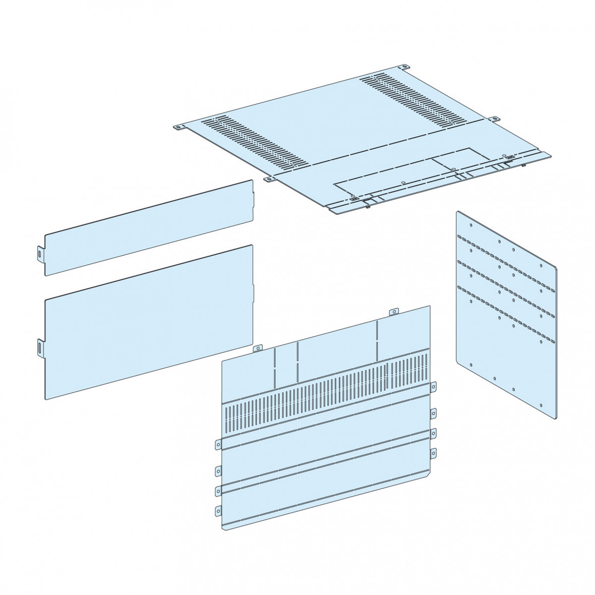 Schneider Electric PrismaSeT Prisma P kap asl acht NS1600 vast