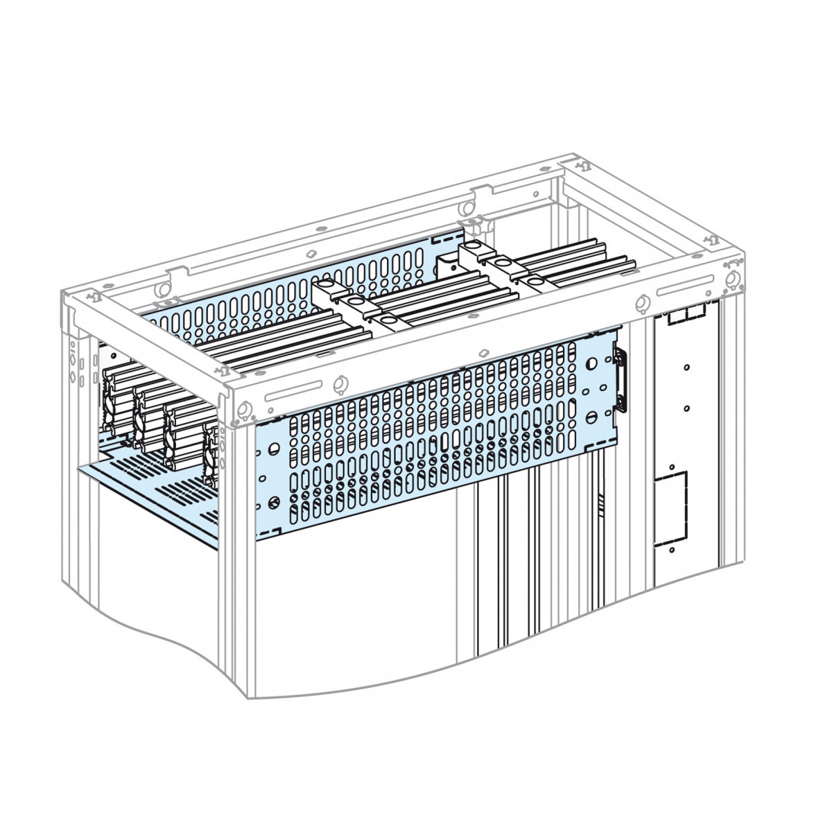 Schneider Electric PrismaSeT Prisma P kap V2 HZ. RST L400 D400
