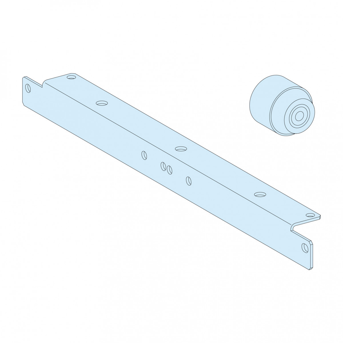 Schneider Electric PrismaSeT Prisma P rails plaat BC isfl160 100MM