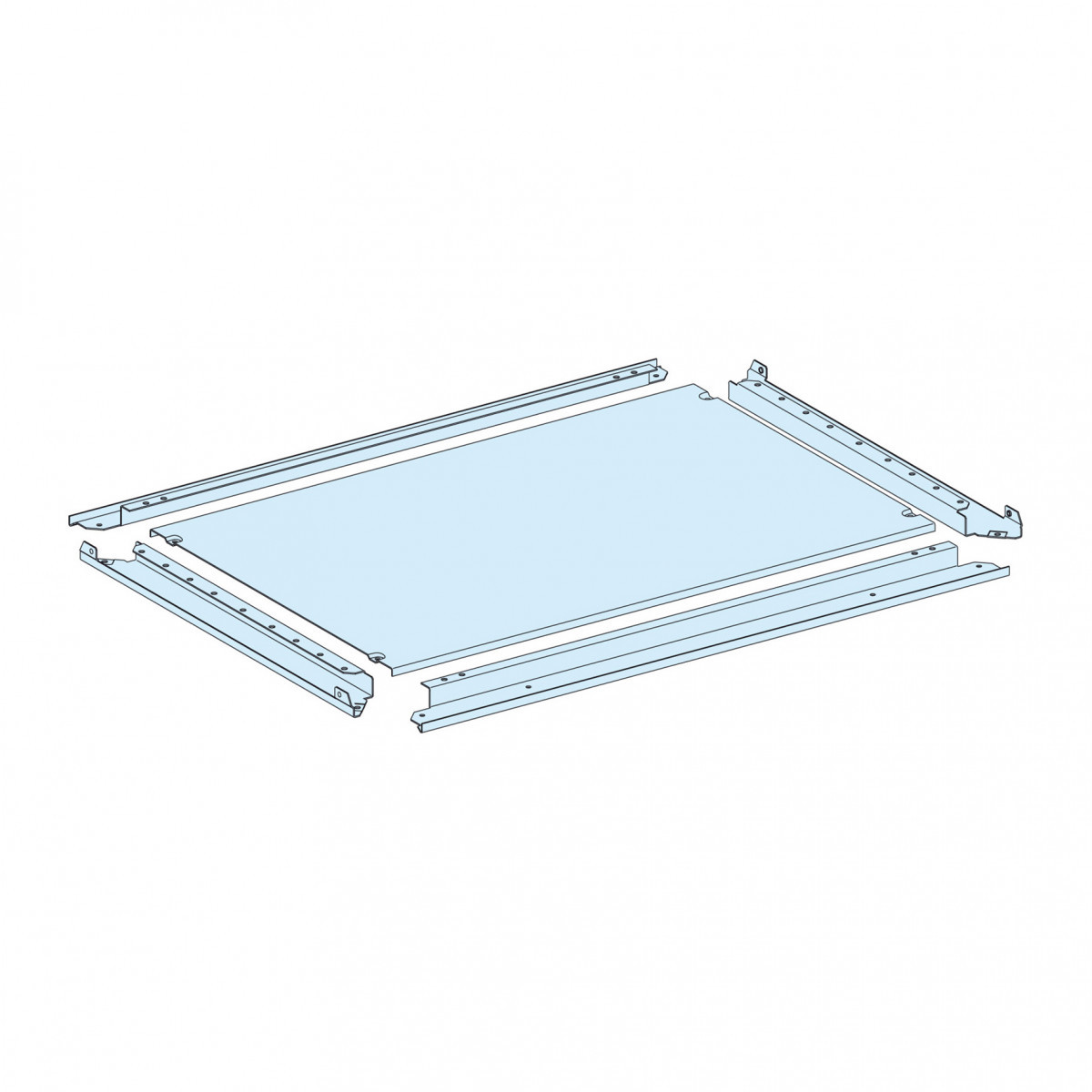 Schneider Electric PrismaSeT Prisma P wartelplaat B300 D600 ip55