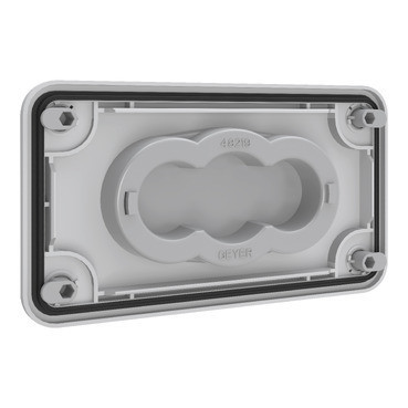 Schneider Electric PrismaSeT XL Prismaset XL, flens voor kabelinvoer, 4x120qmm