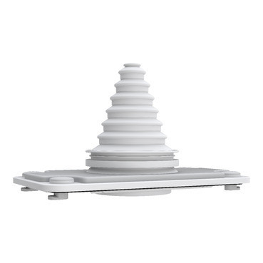 Schneider Electric PrismaSeT XL Prismaset XL, kabelinvoerplaat, 1 ingang, 14MM tot 68MM, afsluitbaar V