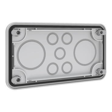 Schneider Electric PrismaSeT XL Prismaset XL, kabelinvoerplaat, 2XM50, 5XM20