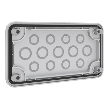 Schneider Electric PrismaSeT XL Prismaset XL, kabelinvoerplaat, 5XM20, 8XM16