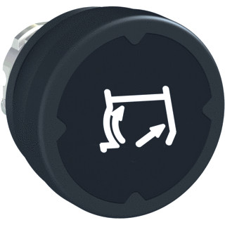 Schneider Electric pushbutton he black with marking rota