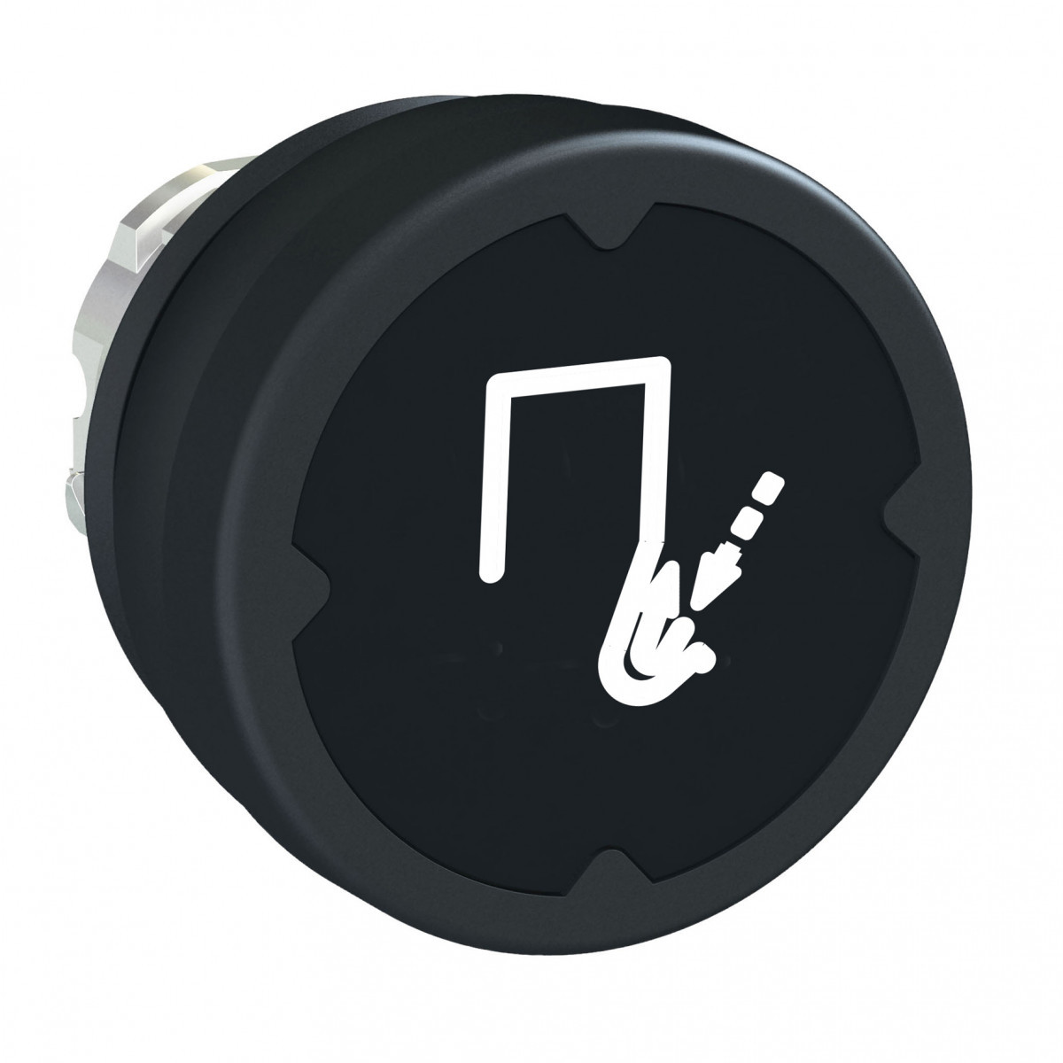 Schneider Electric pushbutton he black with marking rota