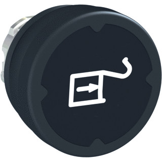 Schneider Electric pushbutton he black with marking