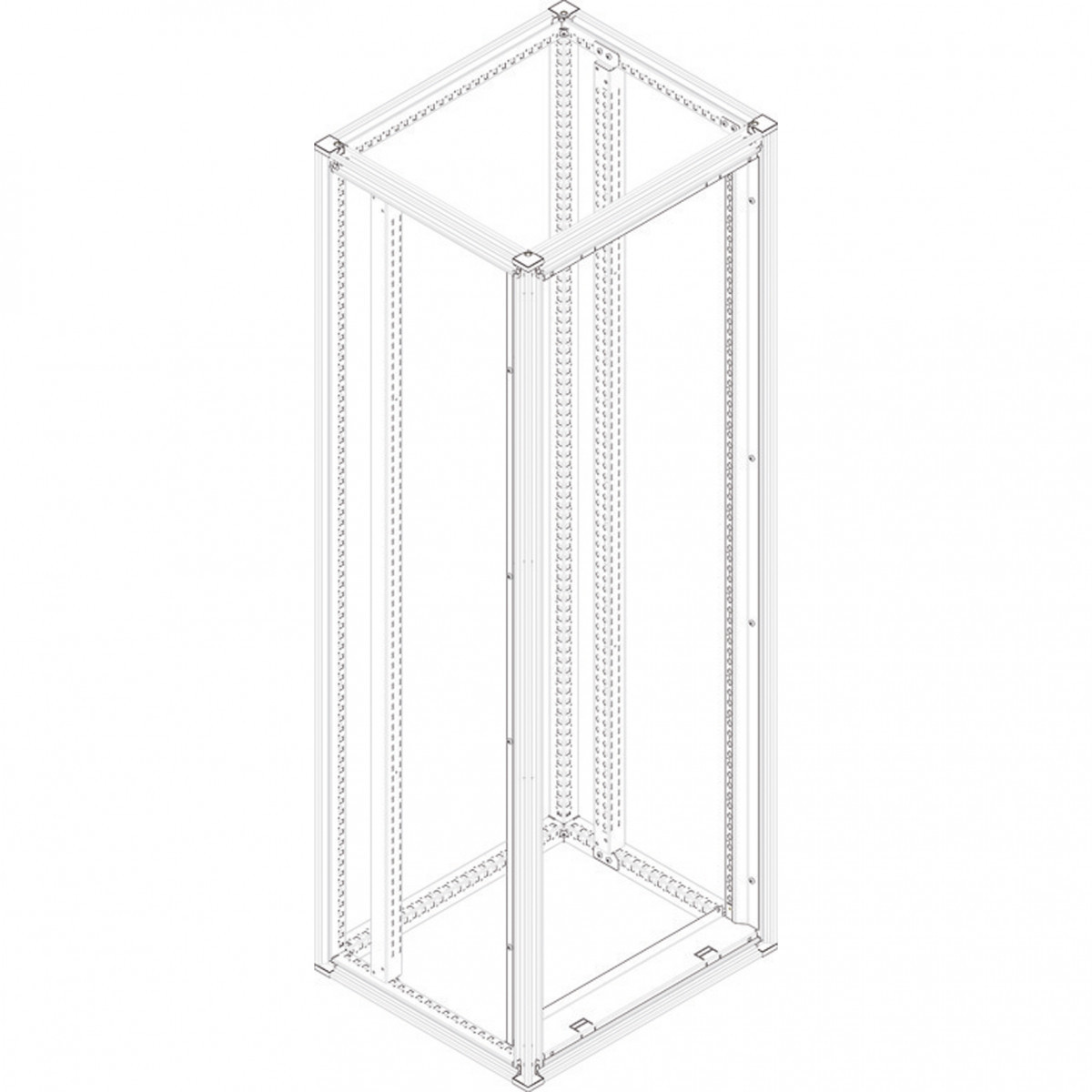 Sarel Spacial schakelkast leeg 2000x700x600mm