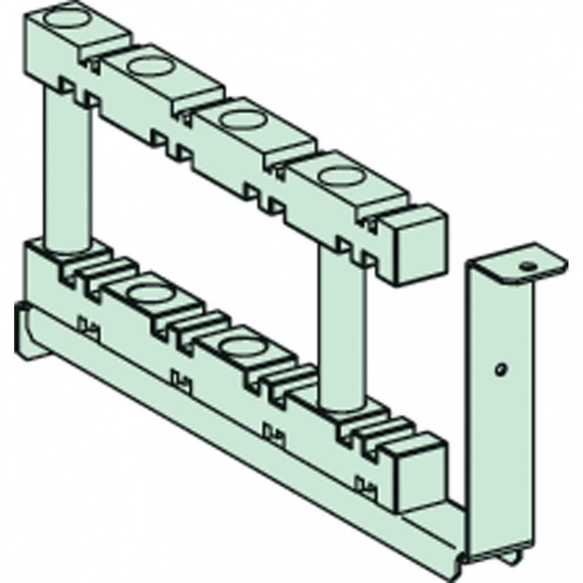 Sarel Horiz.busbar supp.compart.D400
