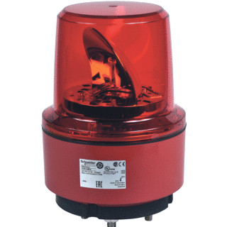 Schneider Electric zwaailamp Ø130-rood
