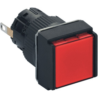 Schneider Electric signaallamp vierk rond rood 24V