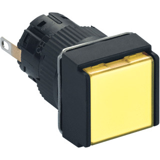 Schneider Electric signaallamp vierk rond geel 24V