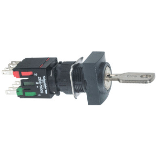 Schneider Electric sleutelschak 2 standen 1no+1nc Schneider Electric sleutelschak 2 standen 1no+1nc