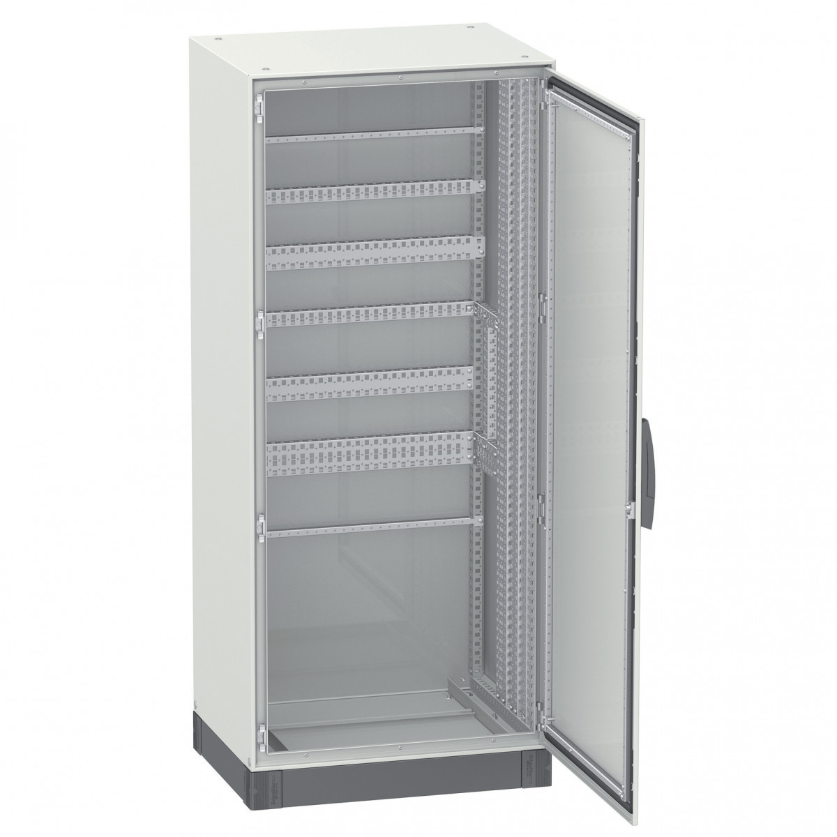 Sarel Spacial deur kast/lessenaar segmentdeur H1400MM B1200MM D20MM staal grijs