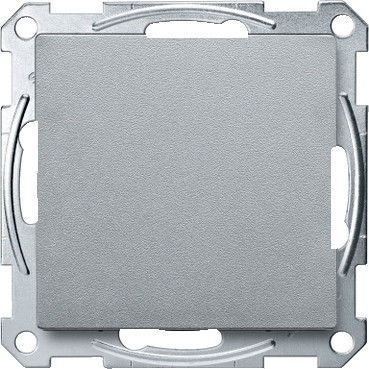 Schneider Electric SpaceLogic KNX Drukknop Pro T - systeem M - aluminium - mat - temperatuursenso