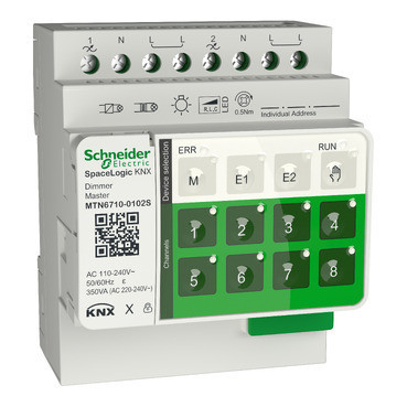 Schneider Electric SpaceLogic KNX Spacelogic KNX secure universele dim master actor 2 kanaals