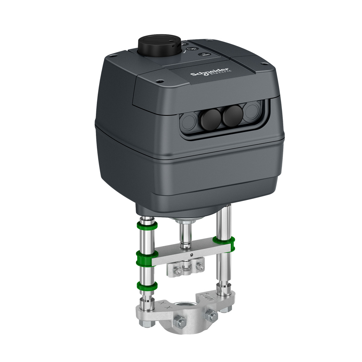 Schneider Electric SpaceLogic PIBCV Valves & Actuators Act (MP2000-SRD): elec, prop, NC, 24 vac, no leads, 2000 N, linear, le