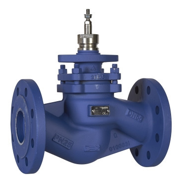 Schneider Electric SpaceLogic™ Globe Valves & Actuator V292 Globe valve, 2-way, PN25, flanged, balanced plug, DN100, KVS 130,