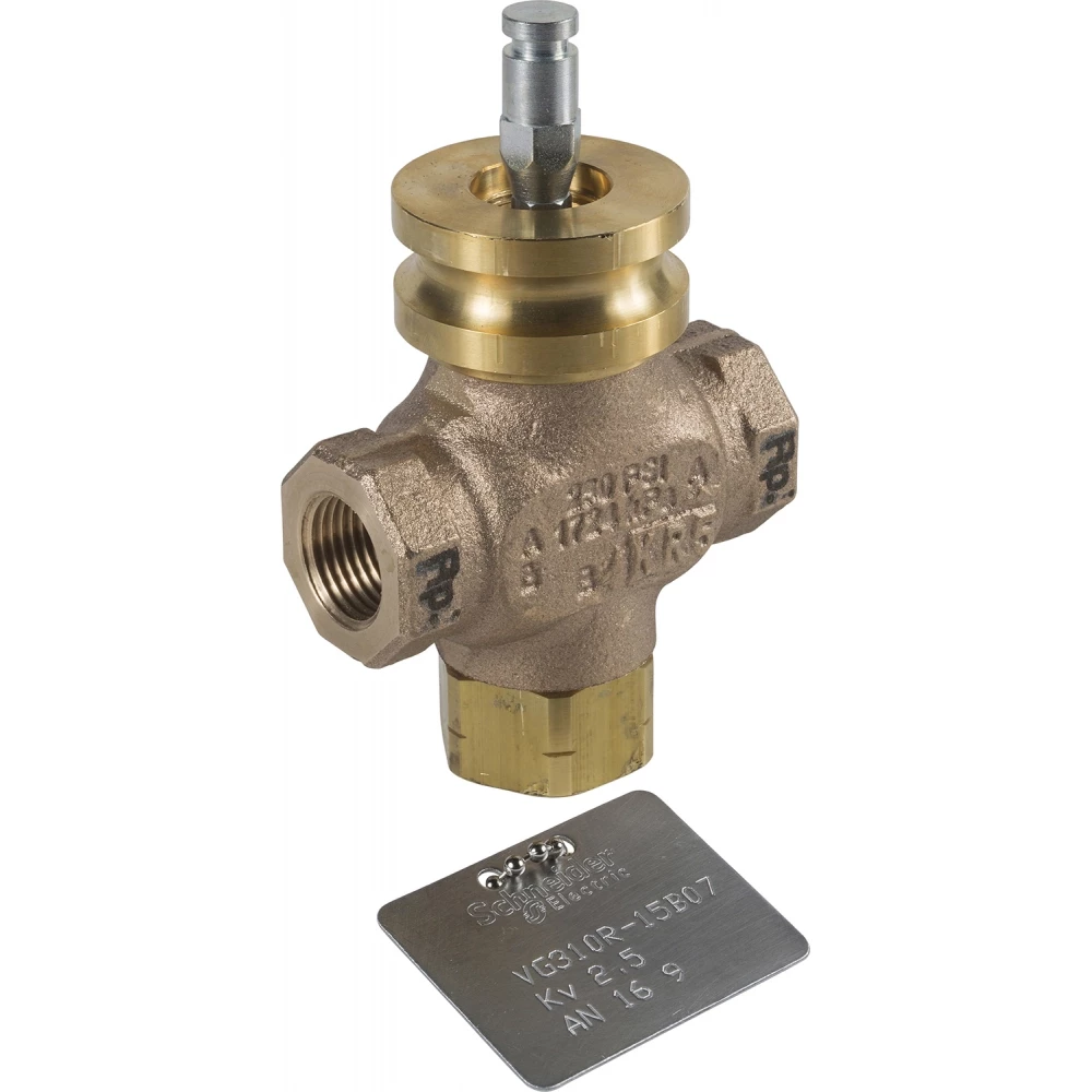 Schneider Electric SpaceLogic™ Globe Valves & Actuator VG310R 3W afsluiter DN15 KVS 2.5