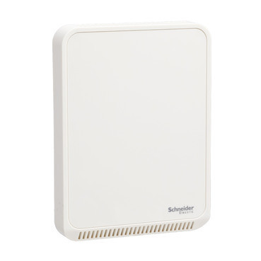 Schneider Electric SpaceLogic™ Living Space Analog & P Temperatuursensor, ruimte, bacnet MSTP/modbus-uitgangen, mat witte beh