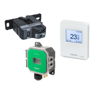Schneider Electric SpaceLogic™ Pressure Sensors Diff Press switch 1 to 3 bar