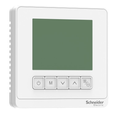 Schneider Electric SpaceLogic™ Thermostats Thermostaat, spacelogic, fcu, aan/uit, protocol, 3 ventilatoren auto,