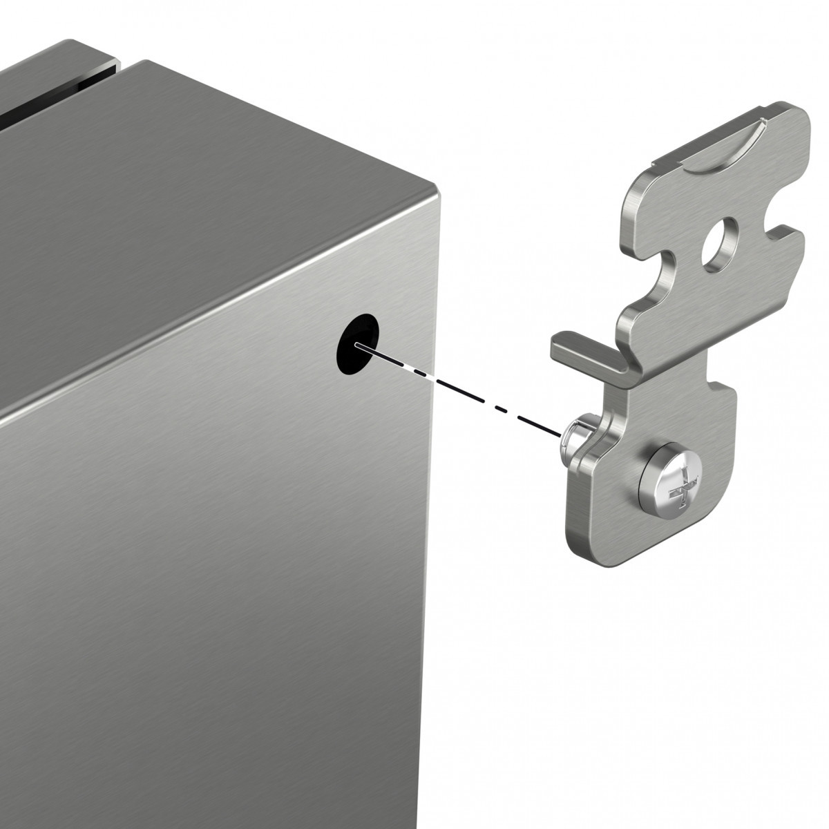 Schneider Electric PanelSeT SBX 4 Wall fixing lug in stainless steel aisi 304 for panelset SBX