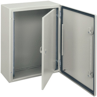 Sarel Spacial deur kast/lessenaar binnendeur H1200MM B600MM D20MM staal grijs