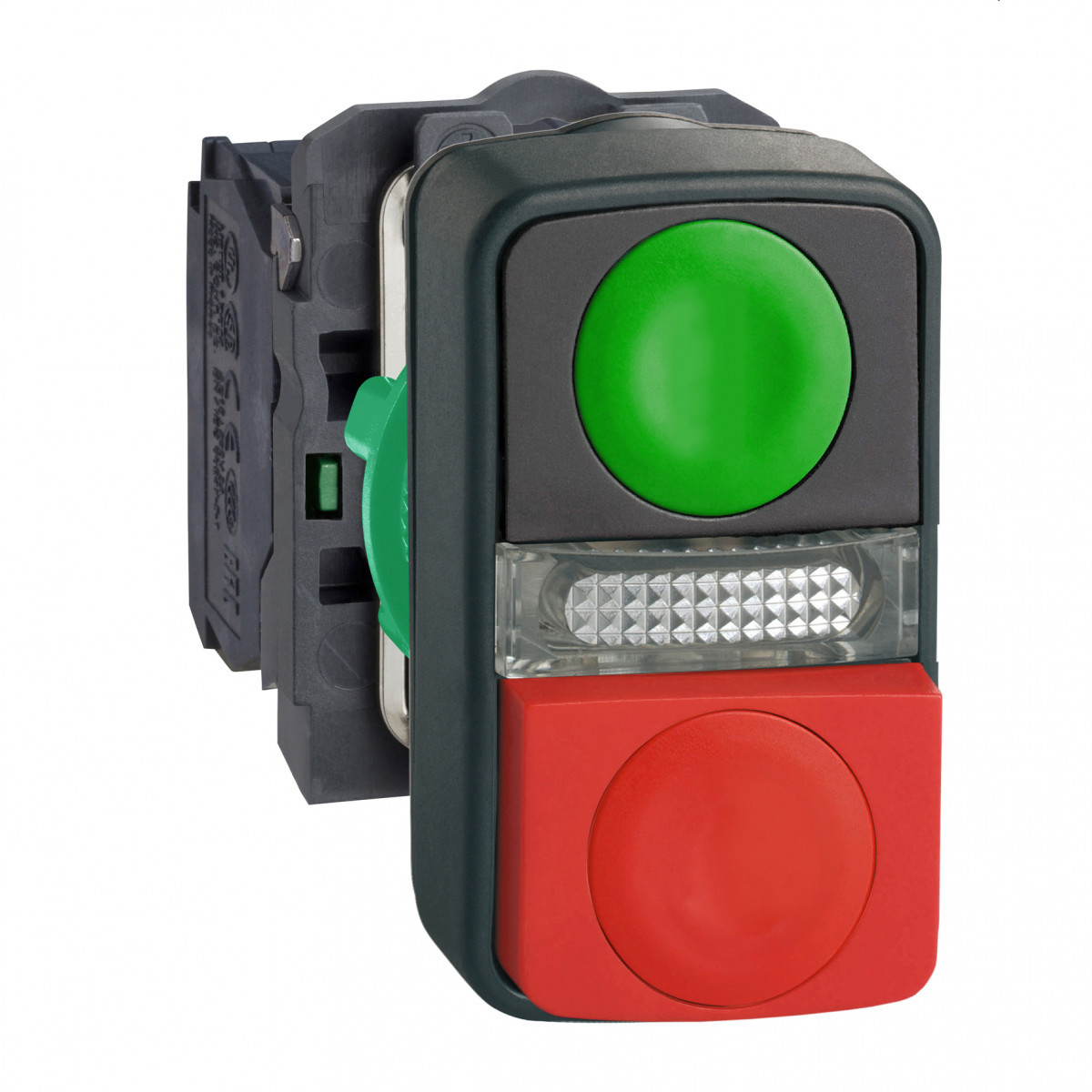 Schneider Electric dubbele drukknop kunststoff