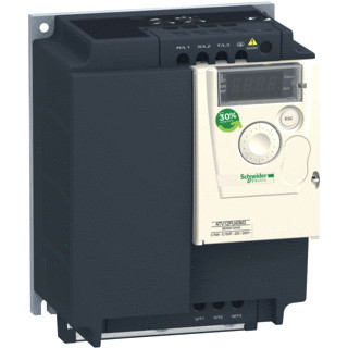 Schneider Electric atv12 3KW 240 driefase op basisplaa