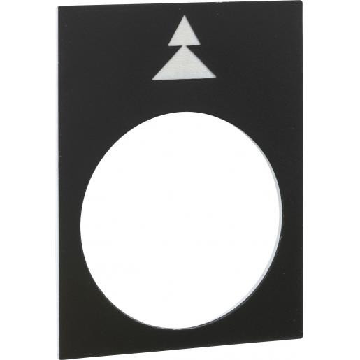 Schneider Electric etiket met symbool