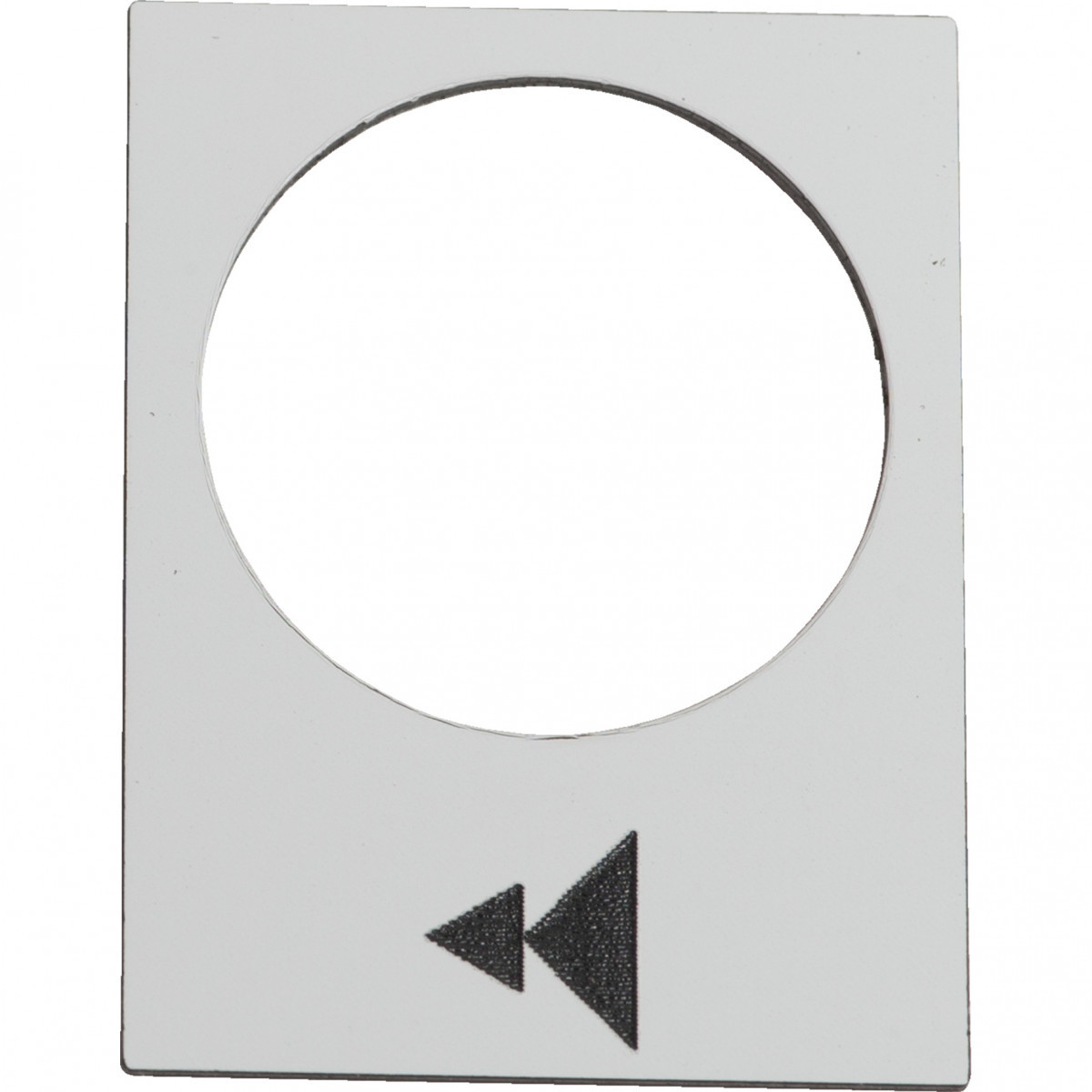 Schneider Electric etiket met symbool