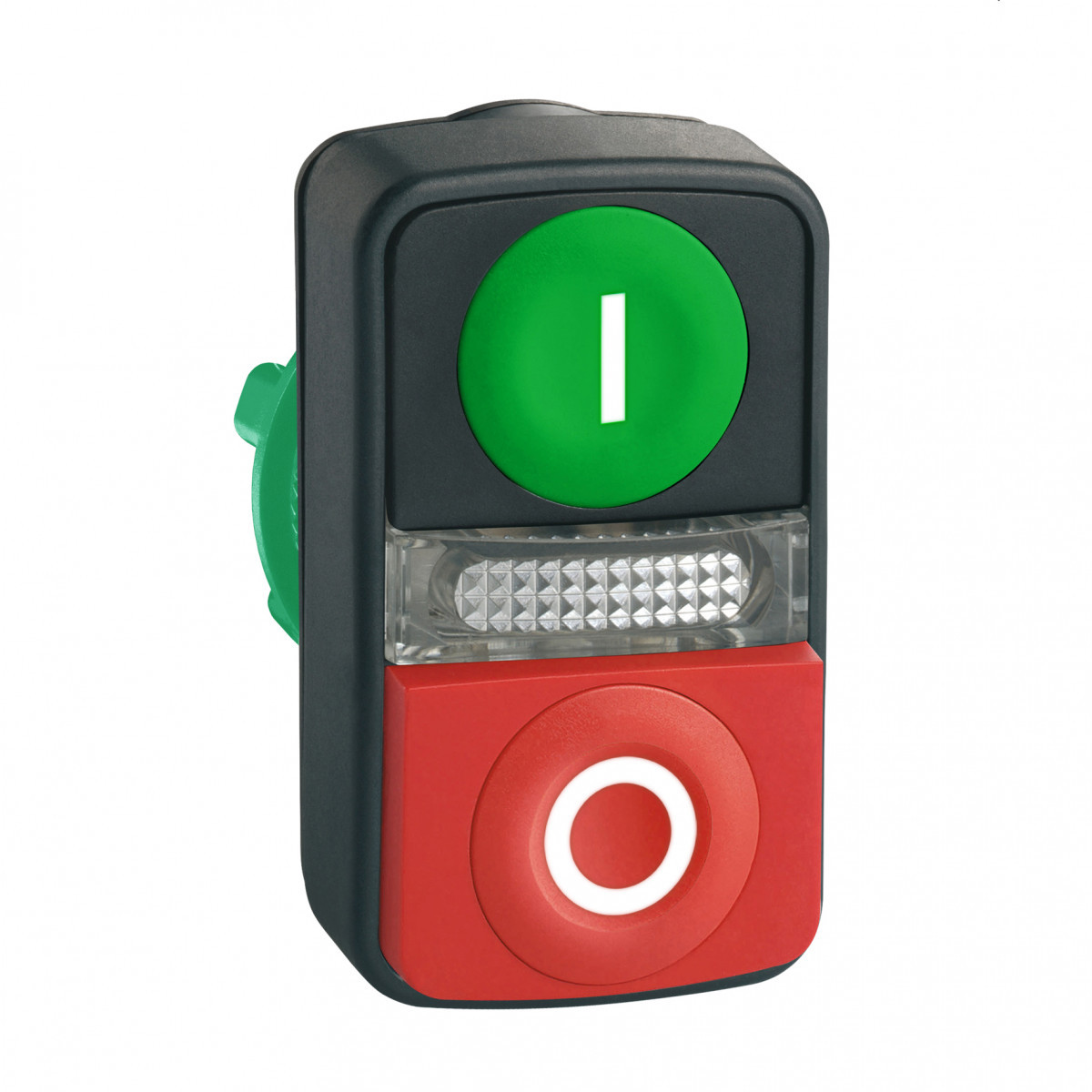 Schneider Electric verlichte kop dubbele toets kunststoff