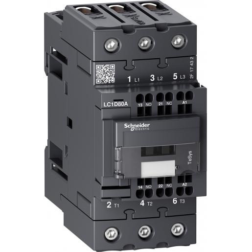 Schneider Electric tesys magneetschakelaar ac 37KW 66a ac3 schroefaansluiting 3cont