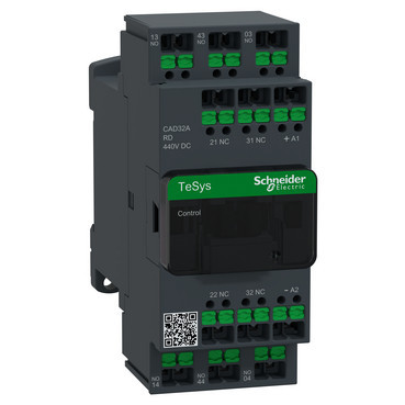 Schneider Electric TeSys Control Relays Hulpcontactor Tesys deca 3no 2NC spoel 440V DC snap-in