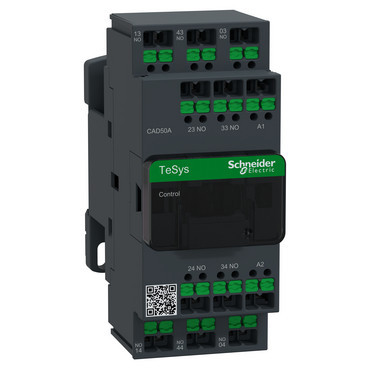 Schneider Electric TeSys Control Relays Hulpcontactor Tesys deca 5no 0NC spoel 120V ac snap-in
