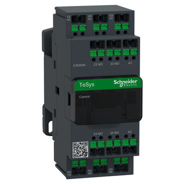 Schneider Electric TeSys Control Relays Hulpcontactor Tesys deca 5no 0NC spoel 12V ac snap-in
