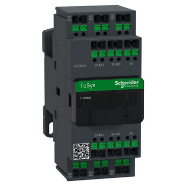 Schneider Electric TeSys Control Relays Hulpcontactor Tesys deca 5no 0NC spoel 24V ac snap-in