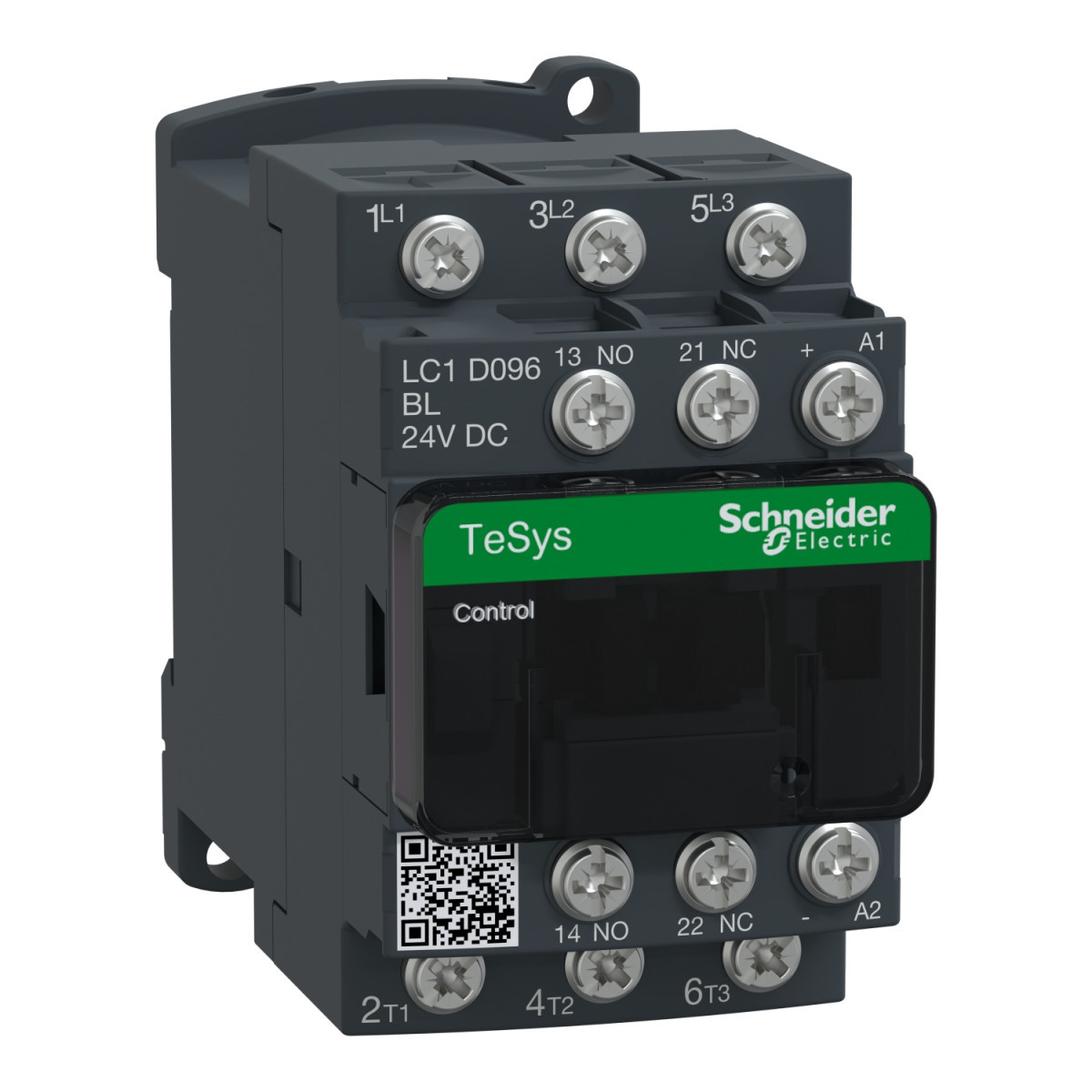 Schneider Electric TeSys D Cont 9a 1s+1o 24V LVDC ring