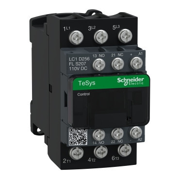 Schneider Electric TeSys Deca Advanced Tesys D - contactor - S207 - 3P - (3no) - 25a - ac3 - <440V - 110V DC