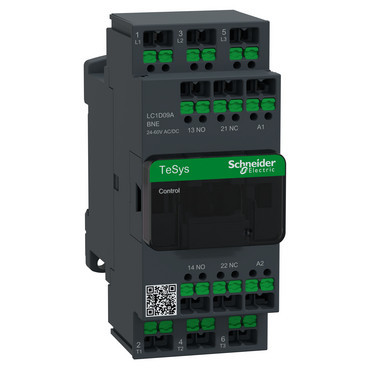 Schneider Electric TeSys Deca Advanced Contactor Tesys deca 09a 440V 3P ac3 spoel 24-60V ac/DC snap-in