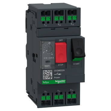 Schneider Electric TeSys Deca - frame 2 Tesys Deca motorschakelaar 0,25a thermisch-magnetische drukknop snap-I