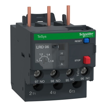 Schneider Electric TeSys Deca overload relays Tesys Deca thermische overbelastingsrelais - 1...1.6 A - klasse 20