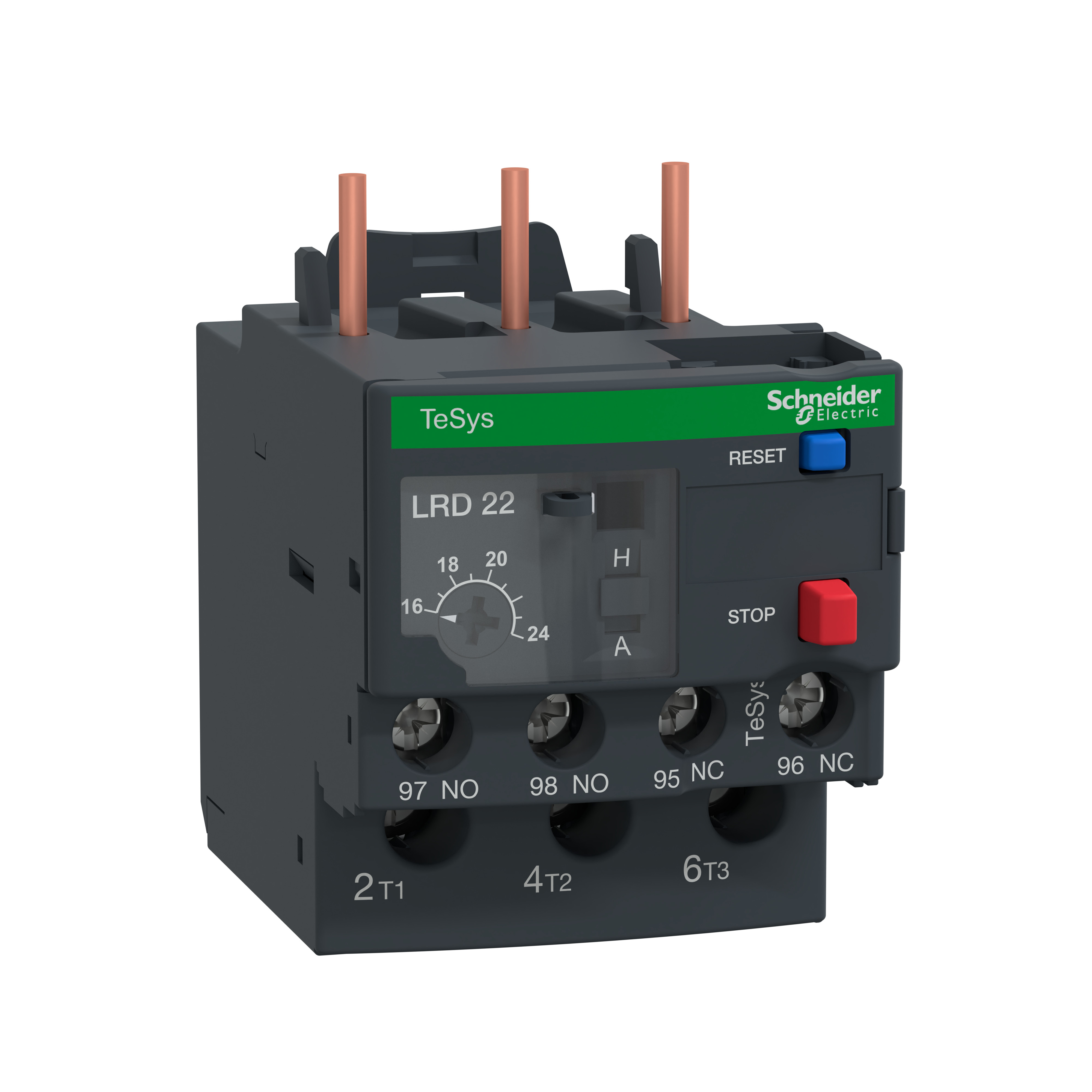 Schneider Electric TeSys Deca overload relays Tesys LRD thermal overload relays - 17...24 A - class 20